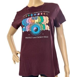 Aeropostale Maroon Graphic Tee Classic Crew XL